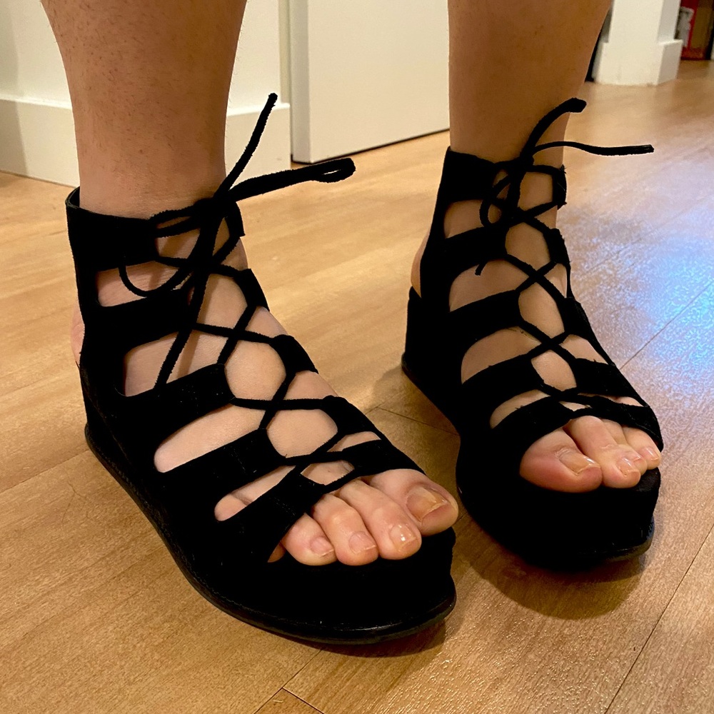 JC Lace Up Platform